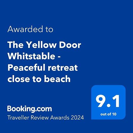 The Yellow Door Whitstable - Peaceful Retreat Close To Beach 외부 사진